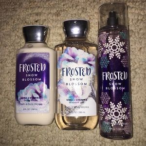 Frosted Snow Blossom - Bath And Body Works Set